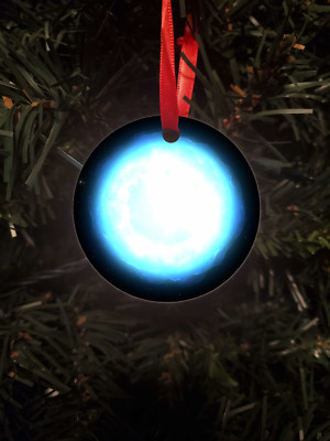 Outer Wilds Sun Supernova End Times Aluminum Ornament