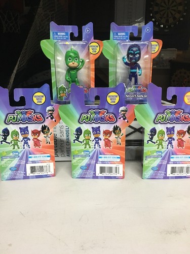 PJ Masks Disney 3” Figures Lot Of 5. Ninja,owlette,gekko,Luna,Romeo Nip