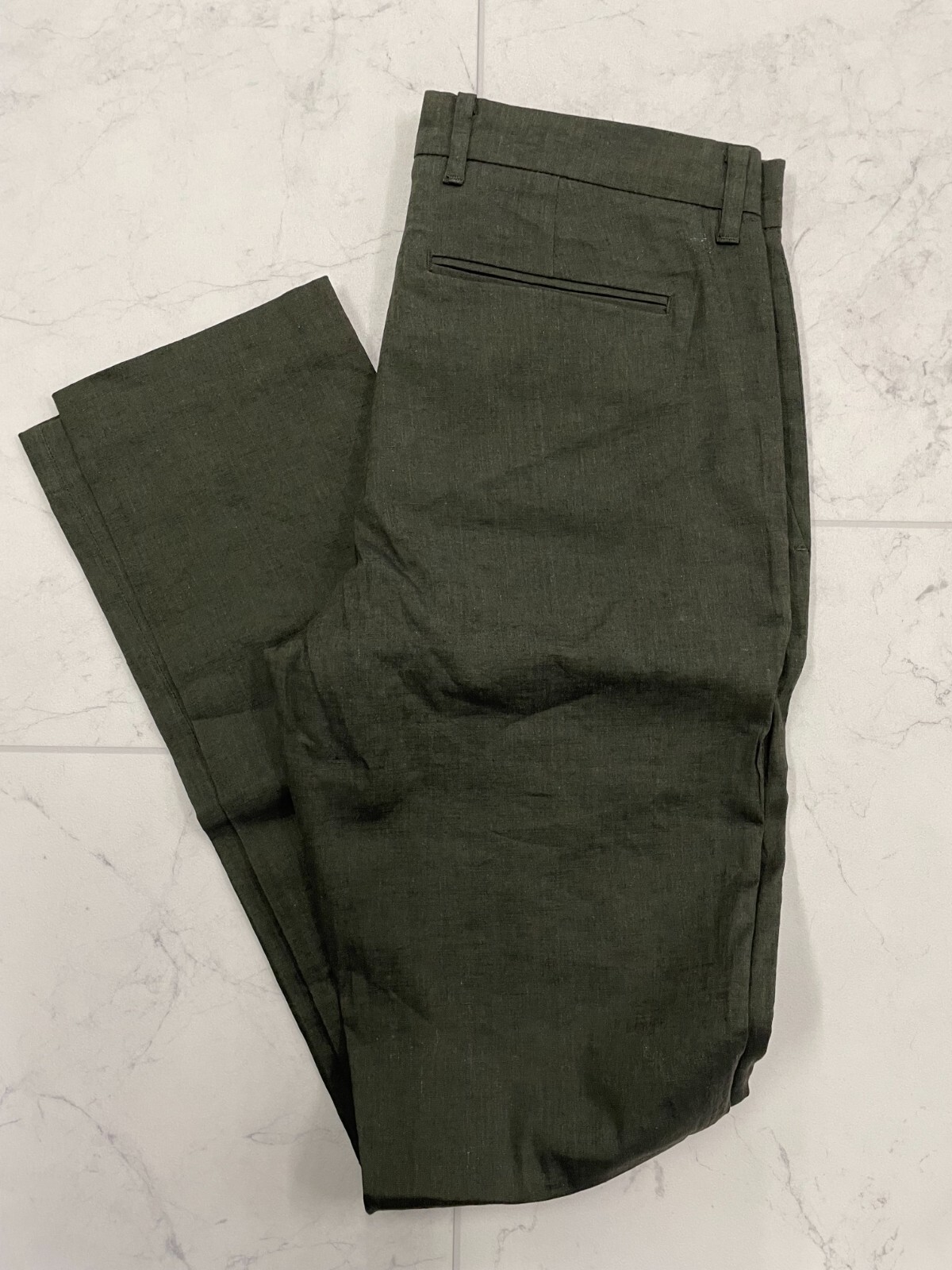 Pre-owned John Varvatos $698  Mercer Pants In Kelp Size: 48 In Green