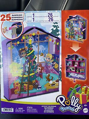 Polly Pocket Advent Calendar, Winter House Design with 25 Items NEW 2022