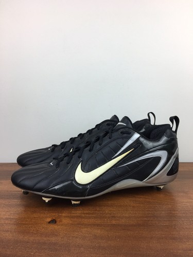 Nike Super Speed D Low Top Football Cleats Black/Silver Nike Super Speed D Low Top Football Cleats Black/Silver