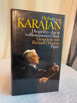 CONVERSATIONS WITH HERBERT VON KARAJAN German language ed. RICHARD OSBORNE 1989