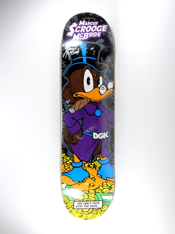 Vintage Skateboard - Dgk Marcus Mcbride Ghetto Toons - Late 2000'S Old Stock