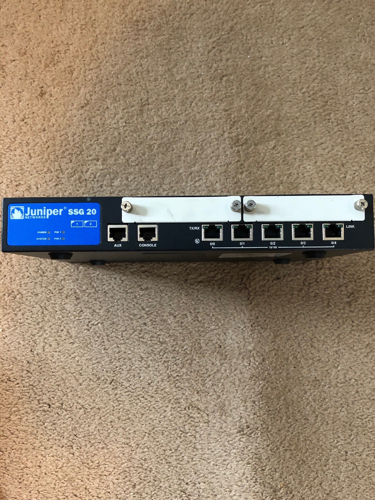 Juniper SSG 20 5-Port 10/100 Firewall VPN Secure Services Gateway SSG-20-SB