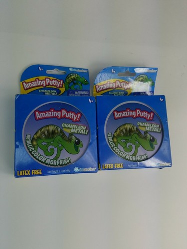 Grin Studios AMAZING PUTTY CHAMELEON METAL PUTTY LATEX FREE NISP Lot of 2