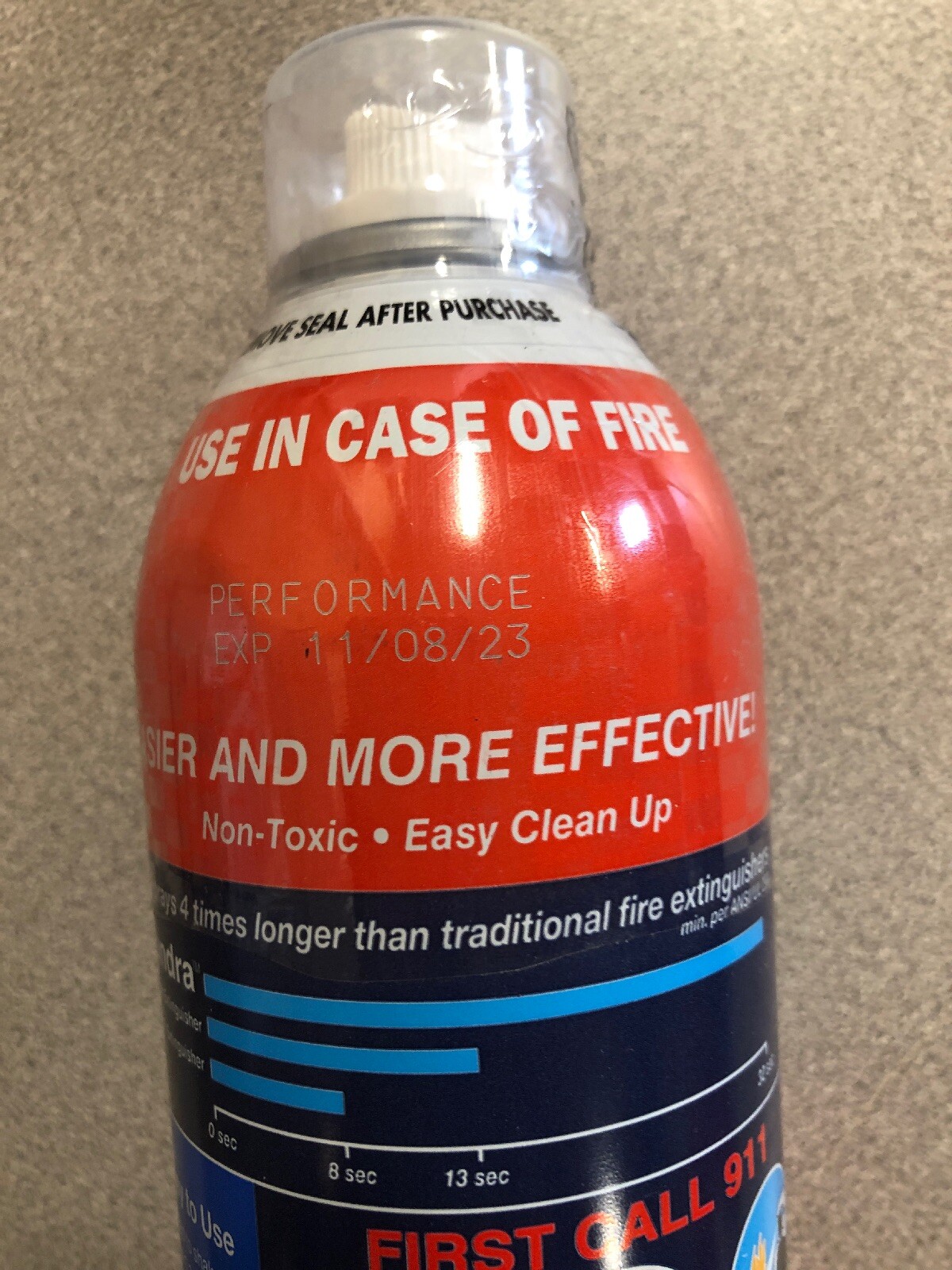 First Alert AF400 Tundra Fire Extinguisher Spray EXP 11/08/23 (4b)