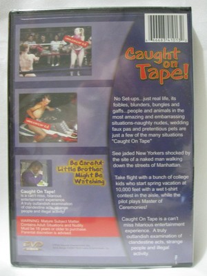Caught on Tape Volumes 1&2, 3&4 (DVD, 2000) NEW! Mature Audience