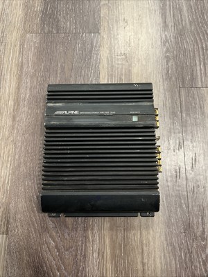 Alpine 3548 Bridgeable 2 Channel Car Amplifier Old School Amp Made In Japan
