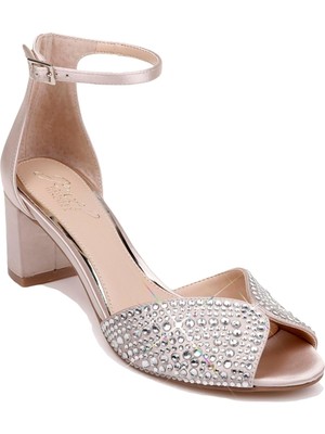 

JEWEL BADGLEY MISCHKA Женские бежевые босоножки Sycamore с круглым носком на блочном каблуке, Бежевый, JW3015