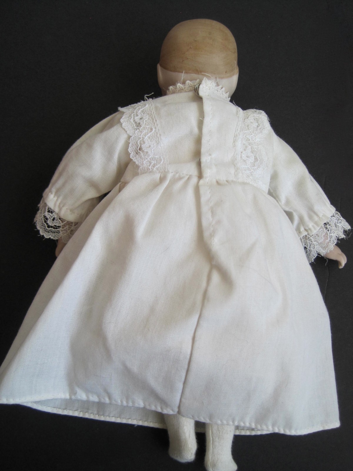 Vintage Porcelain Bisque Cloth Body Victorian Replica Baby Doll 10