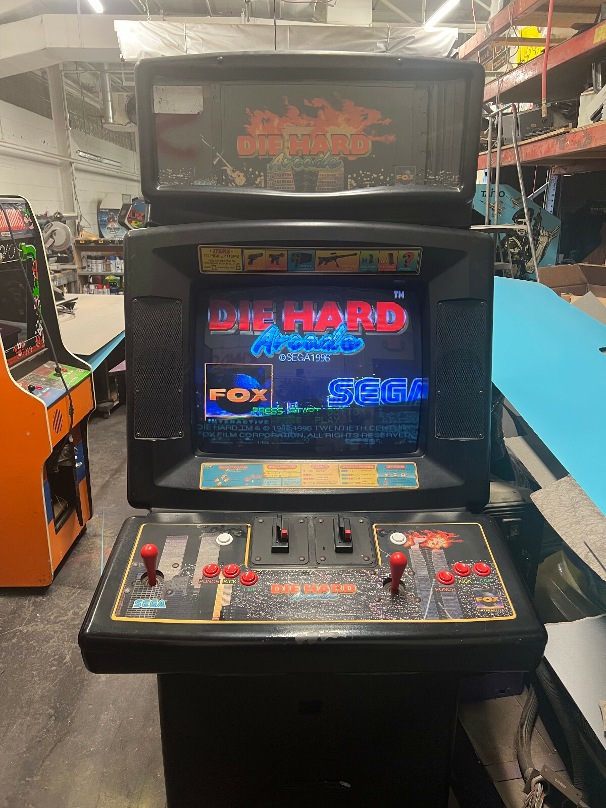 DIE HARD ARCADE by SEGA 1996 (Excellent Condition) | eBay