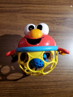 Bright Starts Sesame Street Elmo Jingle & Shake Ball   Preowned