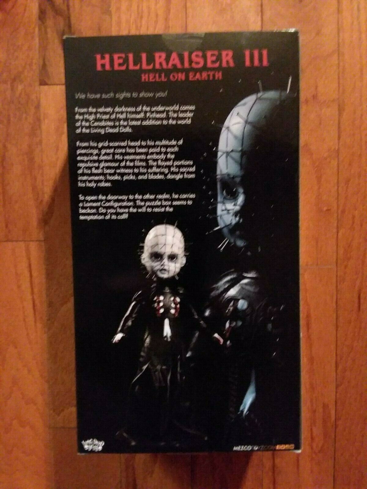 MEZCO TOYS~LIVING DEAD DOLLS~HELLRAISER~PINHEAD~RARE~OUT OF PRINT~