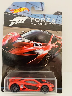 Hot Wheels Forza Motorsport McLaren P1 Car Figure