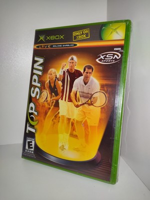 BRAND NEW FACTORY SEALED XBOX VIDEO GAME TOP SPIN XSN SPORTS NFS TENNIS
