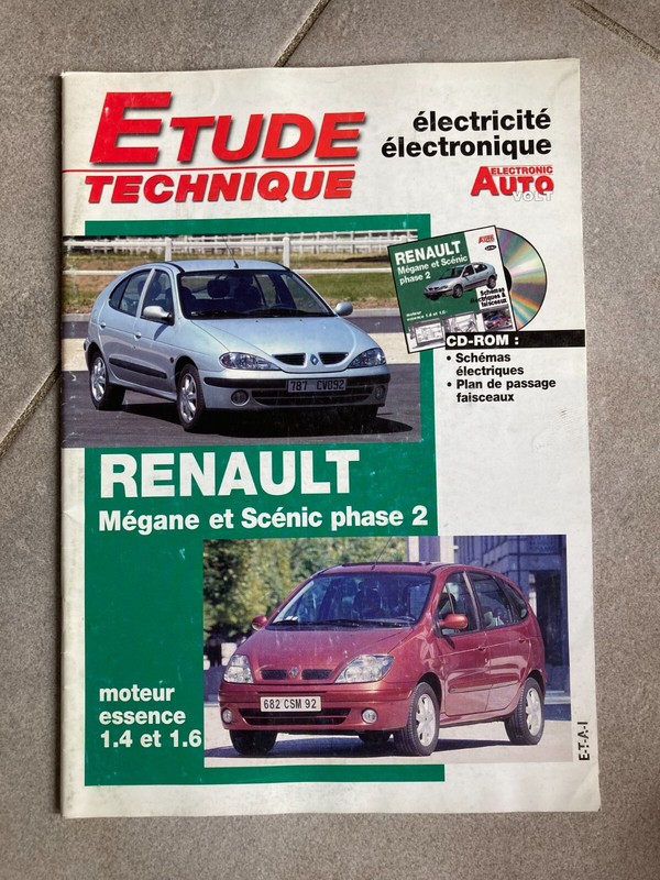 Rta Revue Technique Auto Volt ElectricitÃ© Renault Megane Scenic Phase 2 Ess G45