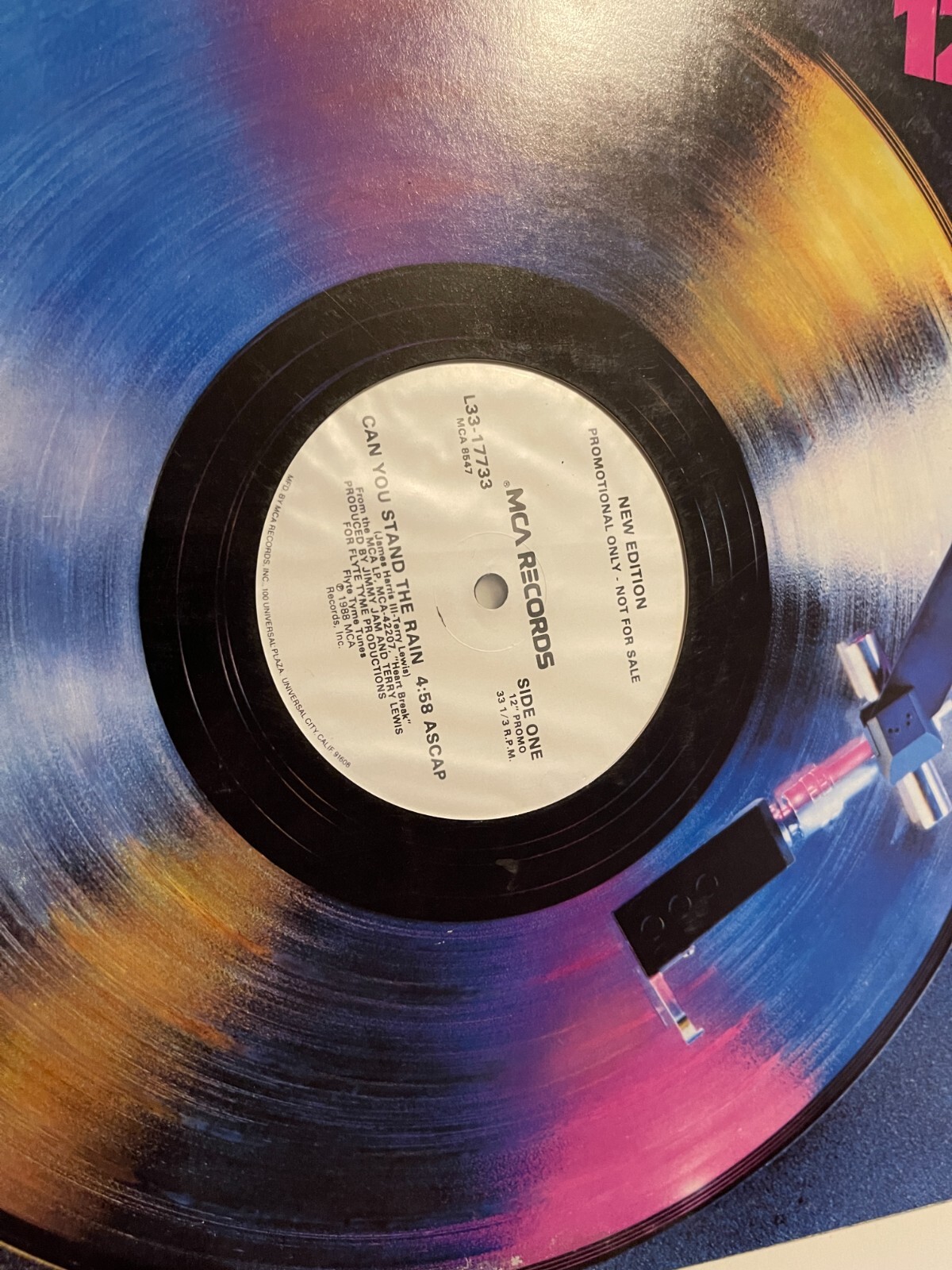 NEW EDITION - CAN YOU STAND THE RAIN - R&B SOUL SINGLE #131