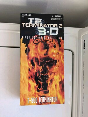 T2 TERMINATOR 2 - 3D Collector's Edition T-800 Action Figure 1997 NIB (24-415)
