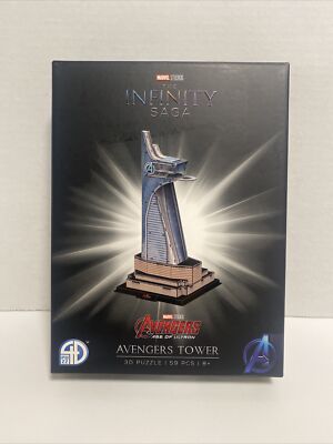 BRAND NEW 4D Marvel Studios Avengers Tower Age Of Ultron 3D Puzzle Unopened Box