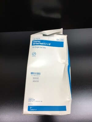 CardinalHealth Cat No 92510 ConvertersSelf Seal Pouch 5 1/4'' x 10''