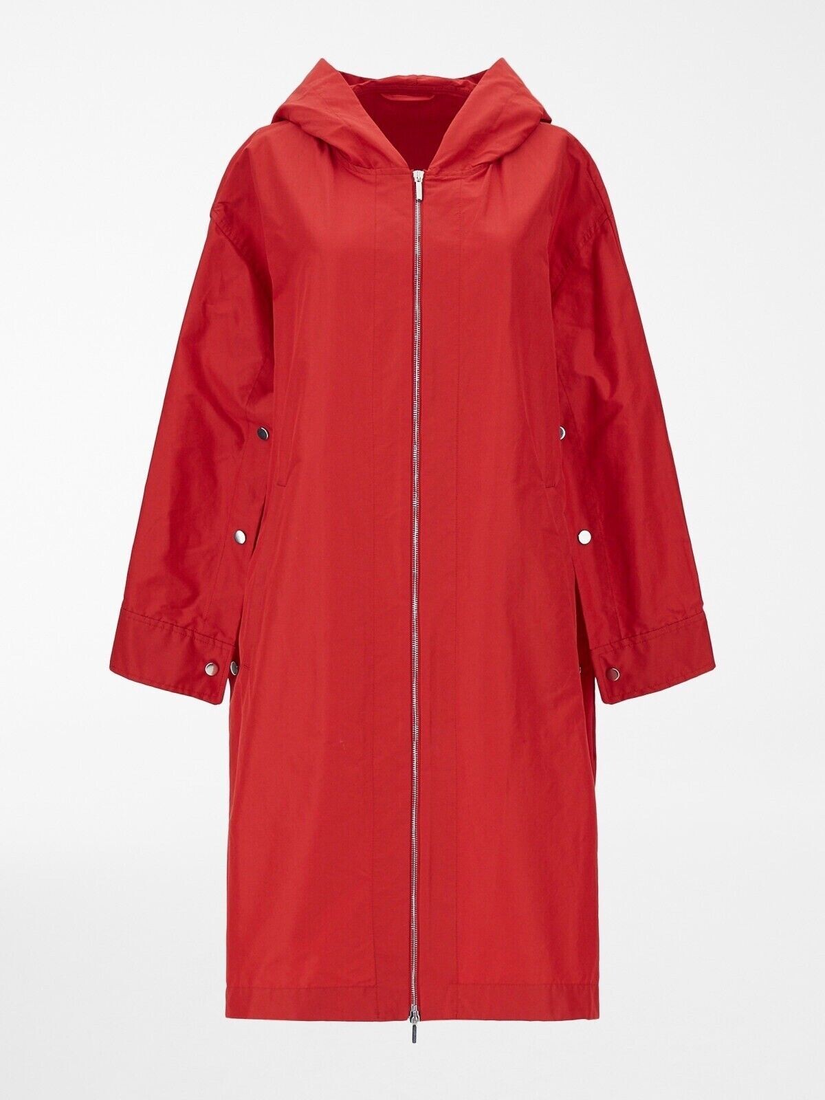 'S MaxMara APARKA ジャンパー RRP €599✨ 'S MAX MARA Red Rain Coat Usa8_ It42_ De38_Gb10