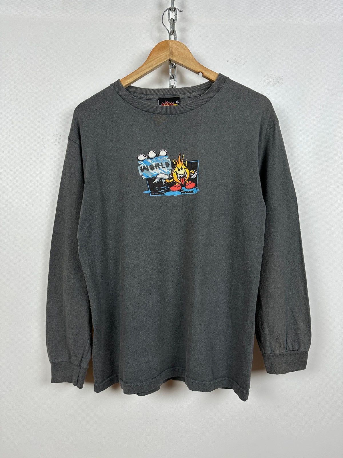 WORLD INDUSTRIES スケートボード Tシャツ XL WORLD INDUSTRIES ワールドインダストリーズ スケートボード T