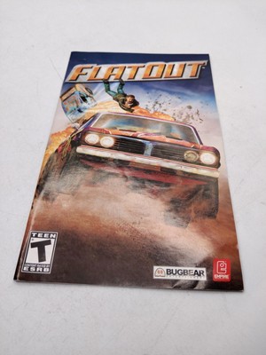 FlatOut (Sony PlayStation 2, 2005) PS2 Authentic Manual Only
