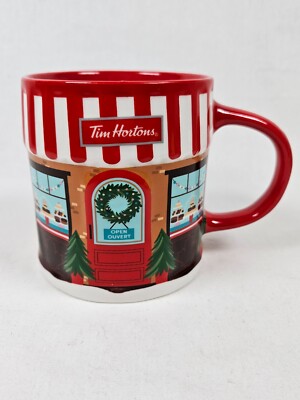 2024 Tim Hortons Holiday Mug Limited Edition Christmas 20 oz Ceramic