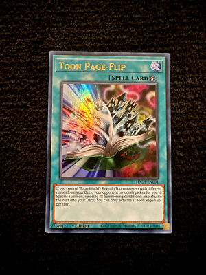   YUGIOH   TOON PAGE FLIP   TOCH-EN004   ULTRA RARE   1st EDITION   NM  
