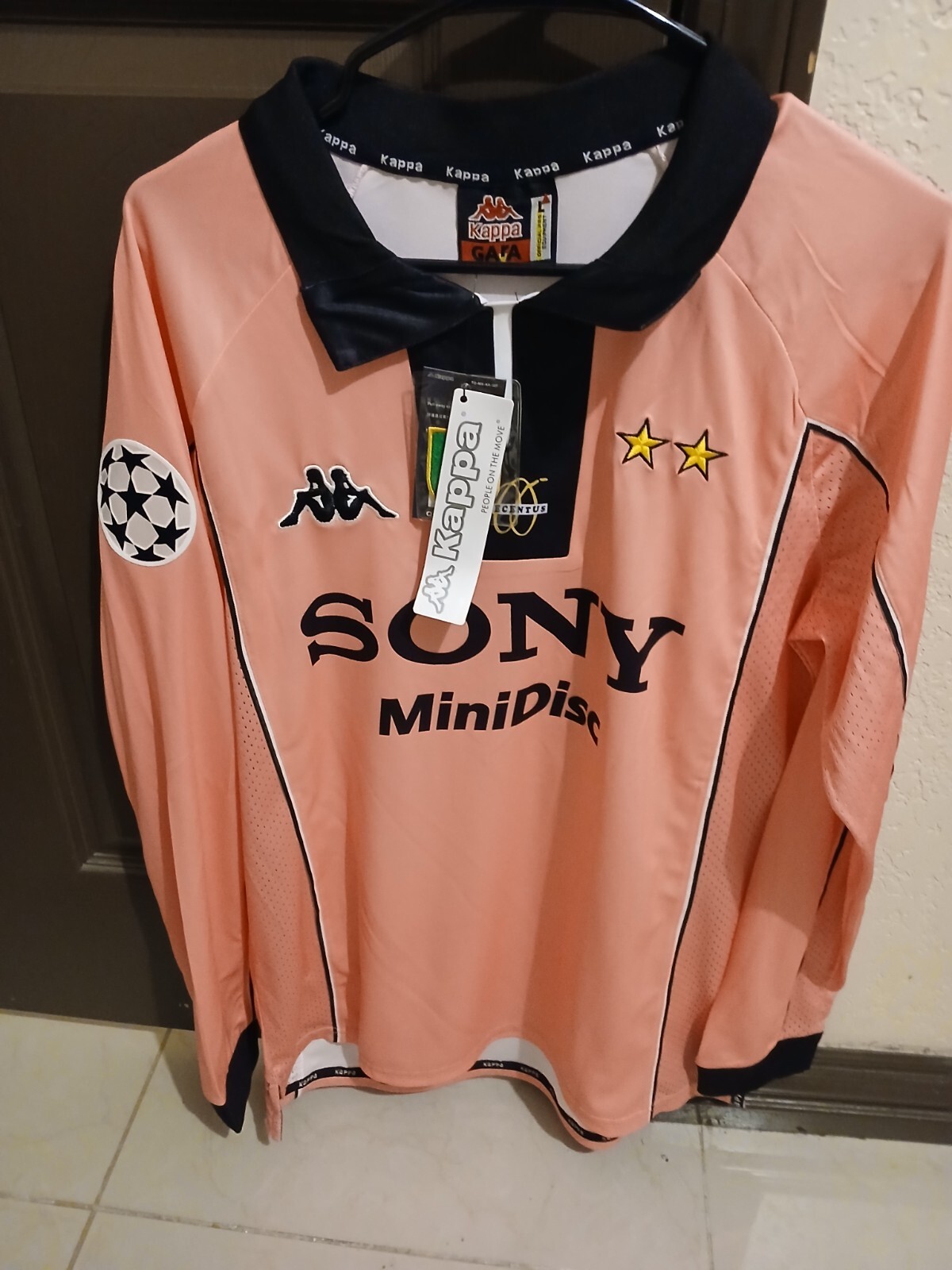 Juventus away jersey retro long sleeve size L #21 Zinedine