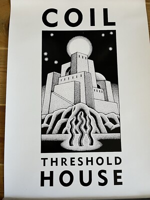 Coil 'Threshold House' print official new John Blanca Current 93 David Tibet
