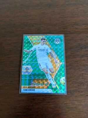 2020-21 Mosaic La Liga Toni Kroos Green Prizm Real Madrid German National Team