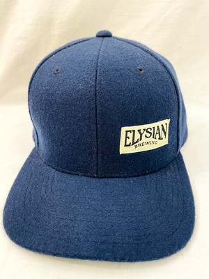 ELYSIAN BREWING Cap Blue Wool Blend By The Classics Yupoong Adjustable Snap Hat