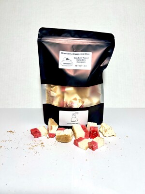 Freeze Dried Strawberry Cheesecake Bites  *Pick Size* Made Fresh Each Order