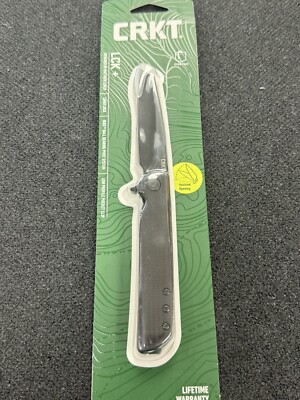 CRKT 3810 LARGE LCK + ASSISTED FLIPPER KNIFE BLK HANDLE 3.62'' STAINLESS BLADE