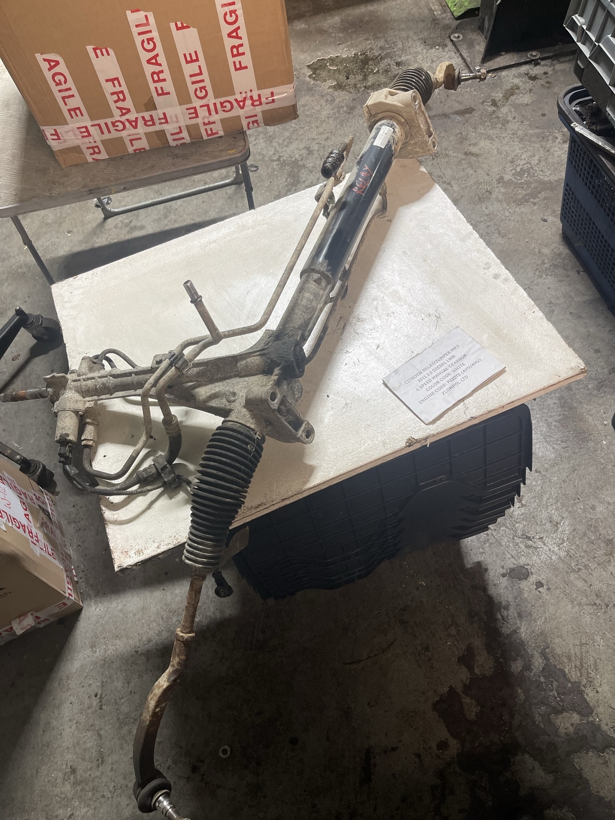 Citroen Relay/Jumper Mk3 2011 2.2D LWB - Power Steering Rack 01359227080