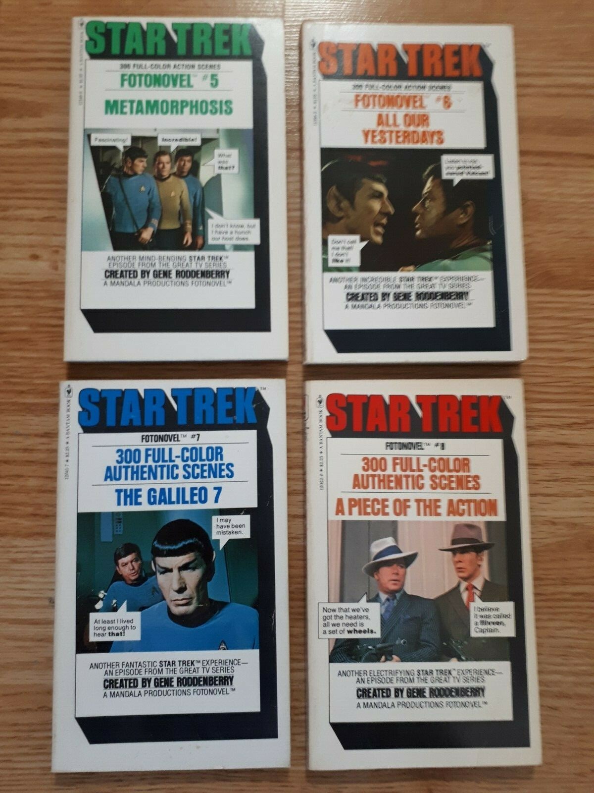 STAR TREK FOTONOVEL VOLUMES 2 TO 12 AND STAR TREK 1 PAPERBACK VINTAGE 1967-1978