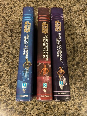 Star Wars-Thrawn Trilogy-Timothy Zahn-1st Ed Hardcover Set-Heir To The Empire