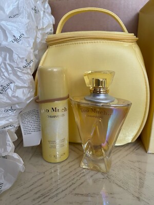 Too Much... Champs-Elysees Guerlain Gift Set 1.7oz EDT Spray+1.7oz Shower Mousse