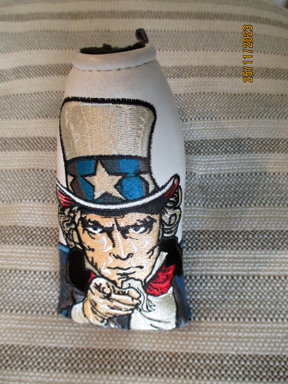 I WANT YOU TO MAKE PUTTS PUTTER HEADCOVER - USED