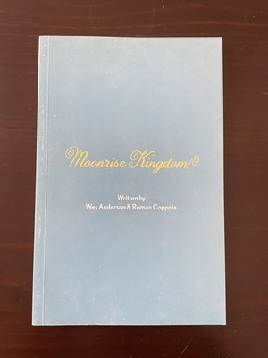 Moonrise Kingdom FYC Script/Screenplay. 2013 Very RARE!