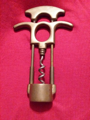 Unique vintage  Brass Corkscrew  Free Shipping