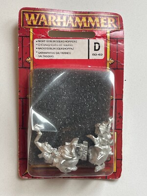 Orcs & Goblins Night Goblin Squig Hoppers Warhammer Old World OOP Metal Blister