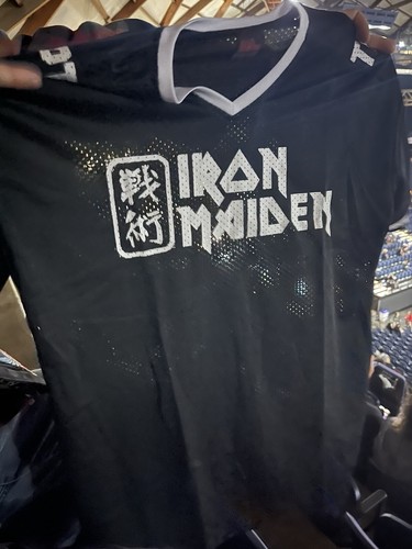 【新品／L】アイアンメイデン漢字AMERICAN FOOTBALL JERSEY Authentic IRON MAIDEN Original 2024 FUTURE PAST Football