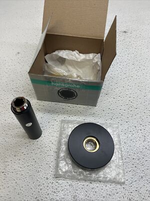 Hansgrohe 27393 Raindance E Ceiling Mount Shower Arm - Limited - Black READ