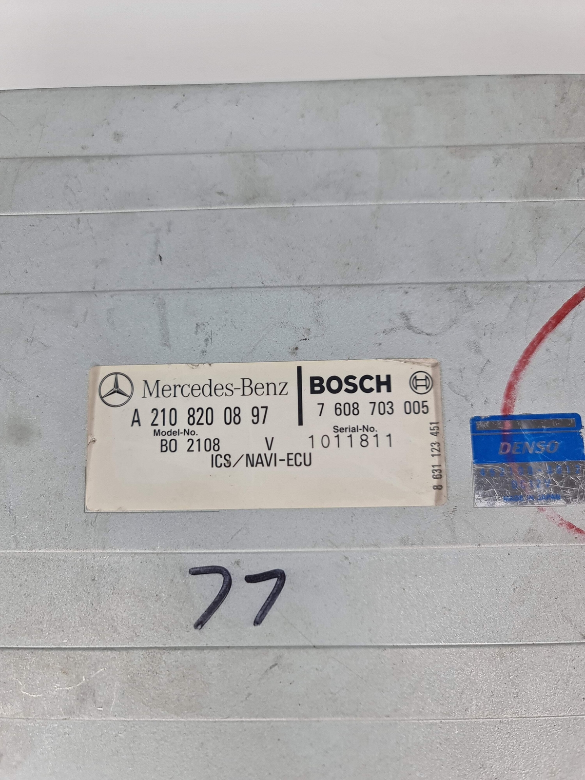 0 Unknown Mercedes E-class W210 TRIP COMPUTER ICS UNIT A2108200897 image 4