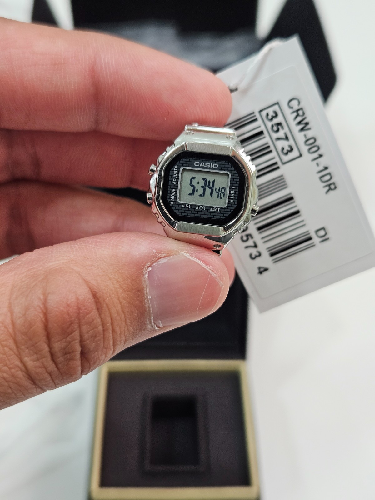 時計 Casio Ring Watch Stainless SteelCRW-001 CRW001-1 | Casio Ring Watch