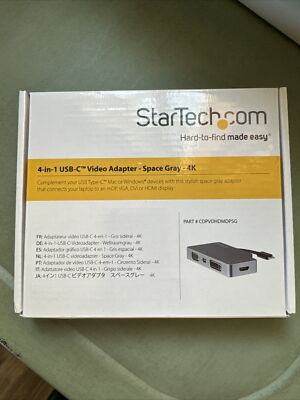 StarTech.com CDPVDHDMDP2G USB-C Multiport Video Adapter - 4K 60Hz