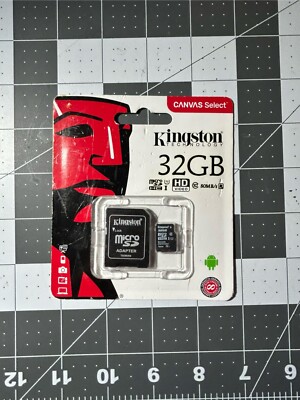 Kingston Technology Canvas Select 32 GB Sd Card Unopened