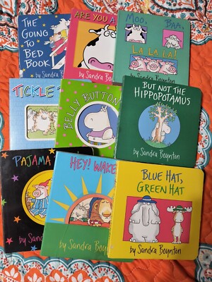 Lot Of 9 Different Sandra Boynton Kids  Board Books (See Description)